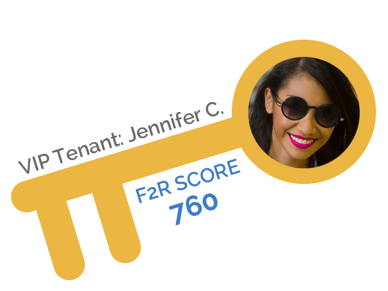 VIP Tenant: Jennifer C. F2R Score: 770